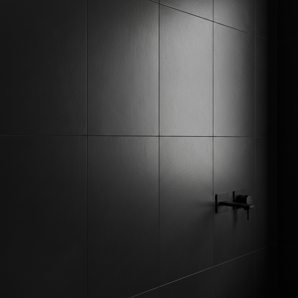 Carrelage grand format contemporain salle de bain design